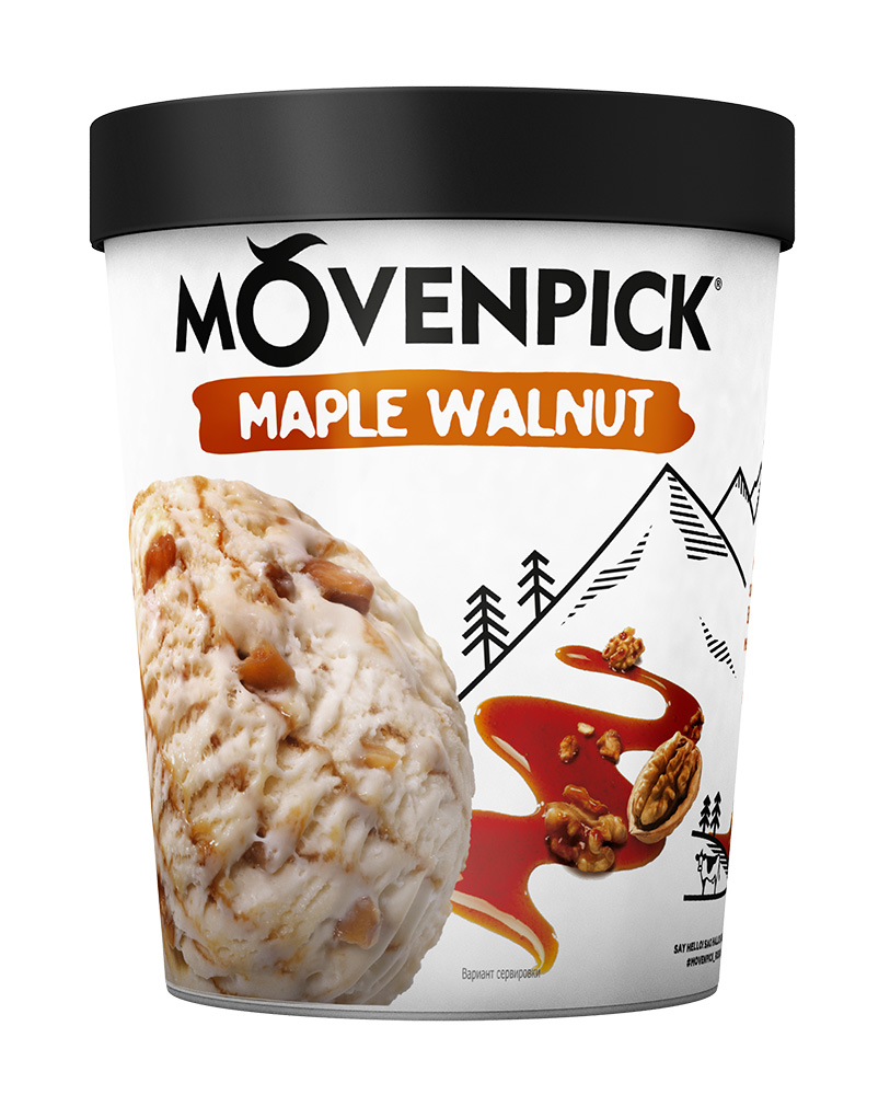 

Мороженое Monterra пломбир с грецким орехом и кленовым сиропом БЗМЖ 480 мл дизайн упаковки в ассортименте