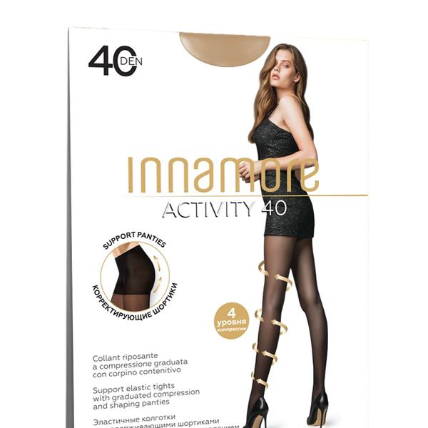 Колготки женские Innamore Аctivity 40 бежевые р. 2
