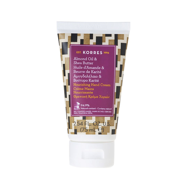 Korres Крем для рук с органическим миндальным маслом и маслом ши питательный 75 мл