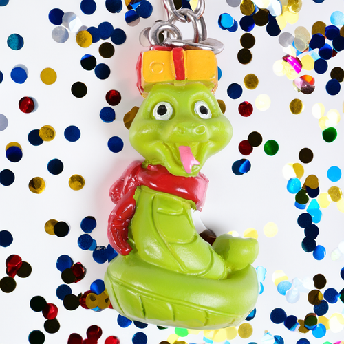 

Брелок новогодний Homeclub Новогодняя Змейка 5 см 1 шт. дизайн в ассортименте