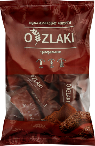 

Конфета мультизлаковая O'Zlaki Трюфельная 175 г