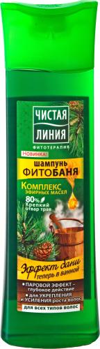 

Шампунь Чистая линия Фитобаня 400 мл