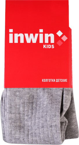

Колготки детские Inwin р. 98–140 с дизайном лапша цвет серый меланж Арт. КINWINLAP