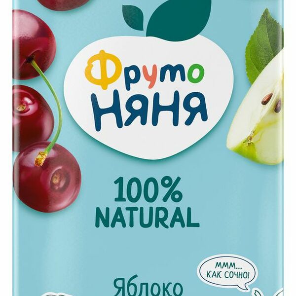 Нектар ФрутоНяня Яблоко-вишня 500 мл