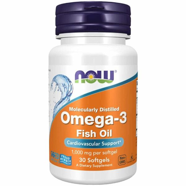 Now Omega-3 капсулы 1000 мг 30 шт