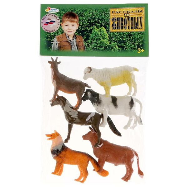 Набор игровой ИГРАЕМ ВМЕСТЕ Животные, в ассортименте, 6 шт