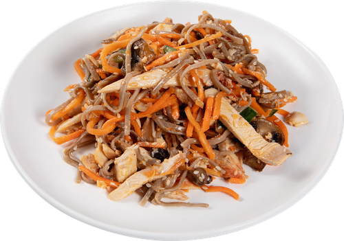 

Салат Лента Fresh из курицы с гречневой лапшой, весовой