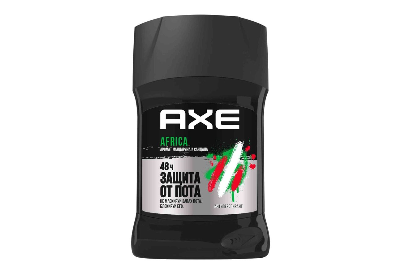 

Антиперспирант-стик мужской Aкс Africa с ароматом мандарина и сандала 50 мл