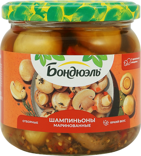 

Шампиньоны Бондюэль Маринованные 350 г