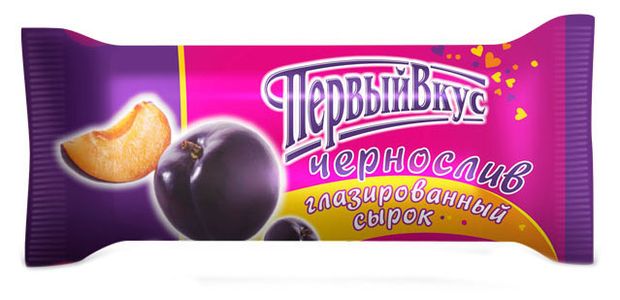 

Сырок глазированный Первый вкус с черносливом 18% 40 г