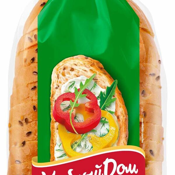 Батон Хлебный Дом зерновой в нарезке, 300 г