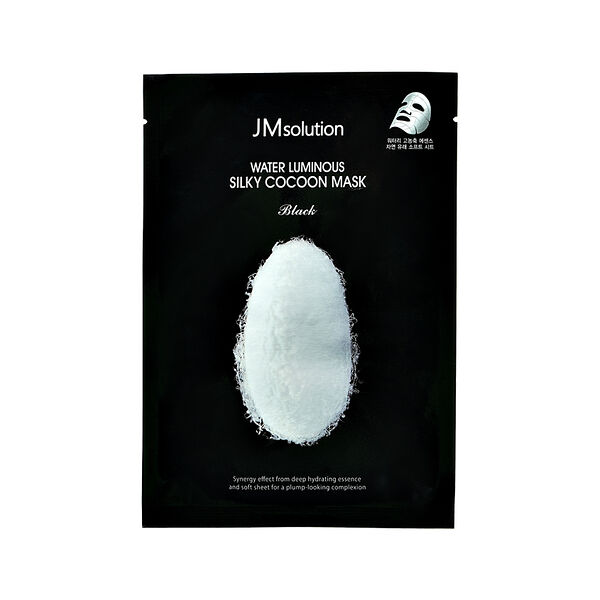 Маска для лица JMsolution Black с экстрактом кокона тутового шелкопряда  (выравнивающая тон кожи) 35 мл
