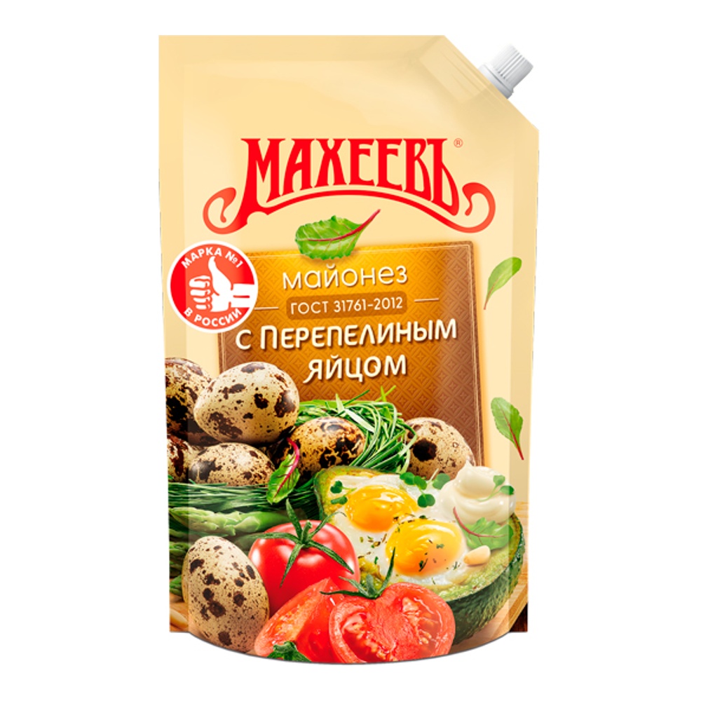 

Майонез Махеевъ на перепелиных яйцах 50.5%, 770 г