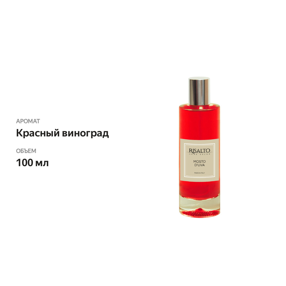 

Спрей Risalto MOSTO D'UVA (Красный виноград) 100 мл