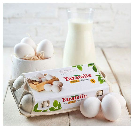 

Яйца куриное Yaratelle столовые С1, 10 шт