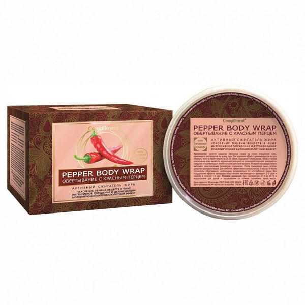 Обертывание для тела Compliment Body с Красным перцем, 475 мл