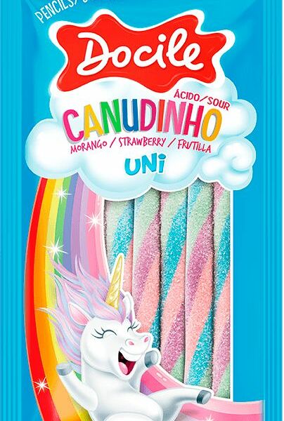 Жевательный мармелад Docile Strawberry colored pencil uni Цветные карандаши единорог 70 г