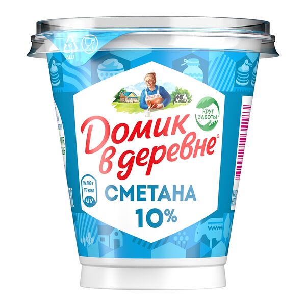 Сметана Домик в деревне 10% 300 г