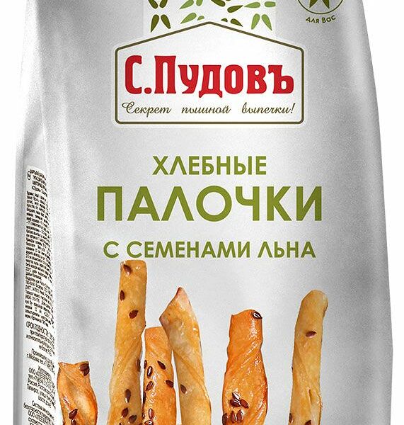 Готовая смесь для выпечки С.Пудовъ с семенами льна 400 г
