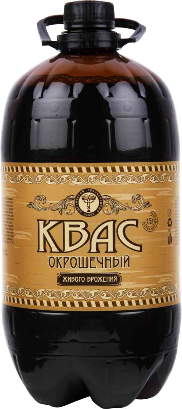 

Квас Лысковский пивоваренный завод Окрошечный 1.5 л