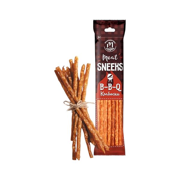 Изделие колбасное из мяса ц/б Колбаса СНИКС Барбекю с/к в/с 80г МГС Велес Мит