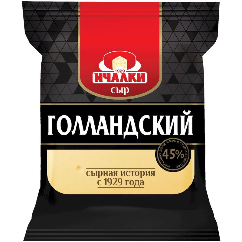 

Сыр полутвердый Ичалки Голландский 45% 250 г