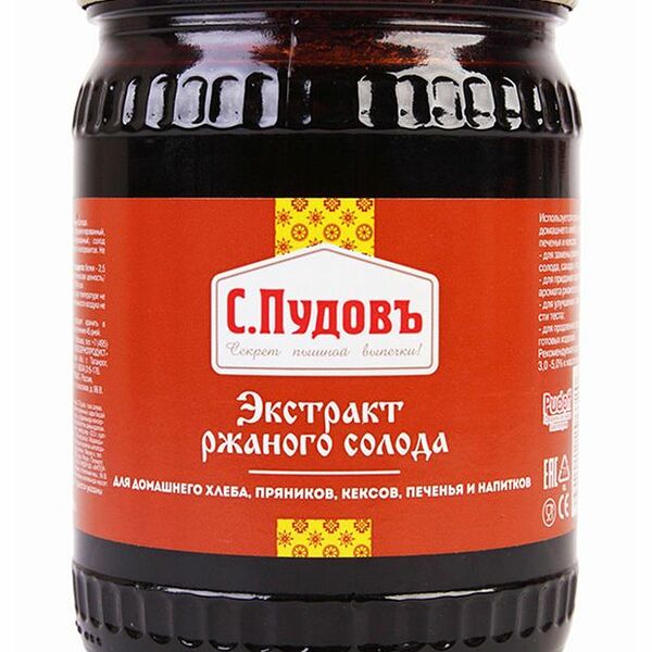 Экстракт ржаного солода С.Пудовъ, 650г