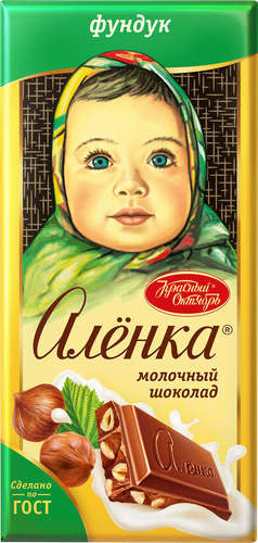 

Шоколад молочный Алёнка с фундуком 75 г