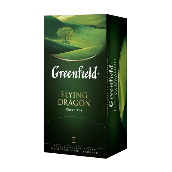 Чай Greenfield Flying Dragon зелёный 25 пакетиков