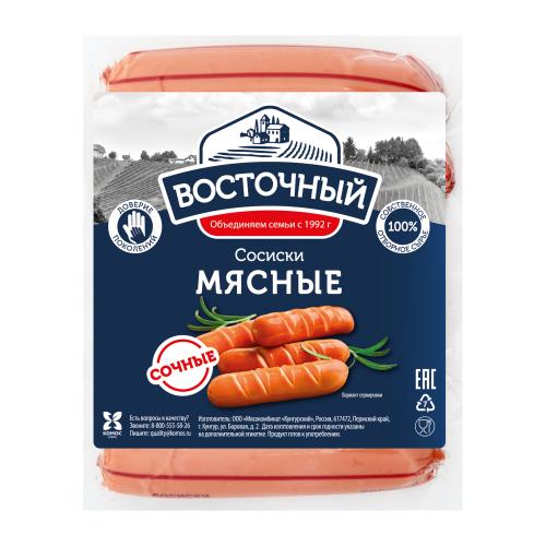 

Сосиски Восточный Мясные 300 г