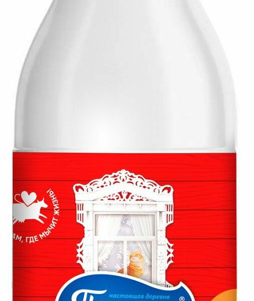 Молоко Першино Отборное питьевое пастеризованное 3.4-4.5%, 1.4 л