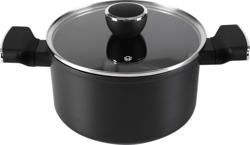 

Кастрюля Hopps Sonet антипригарное покрытие, ручки soft-touch, кованый алюминий 3.1 л