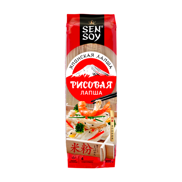 Лапша Sen Soy Premium рисовая Rice Vermicelli 300 г