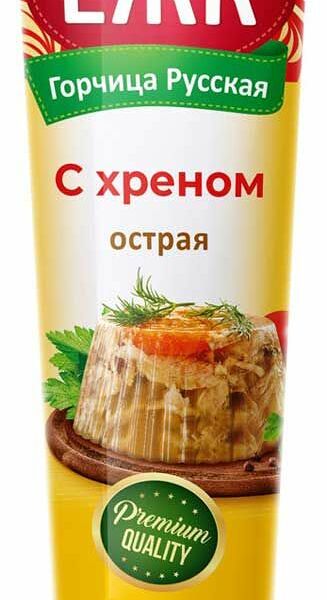 Горчица ЕЖК Русская острая с хреном