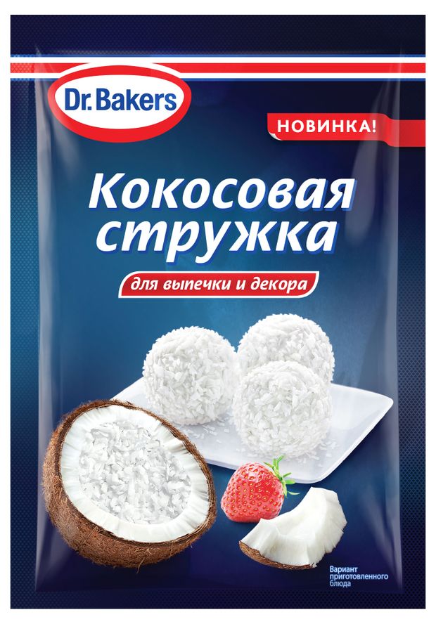 

Кокосовая стружка Dr.Bakers высушенный измельченный 50 г