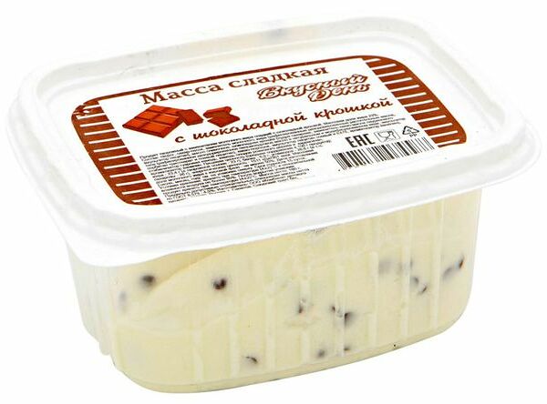 Масса творожная Вкусный день с шоколадной крошкой, 23% с ЗМЖ 180 г