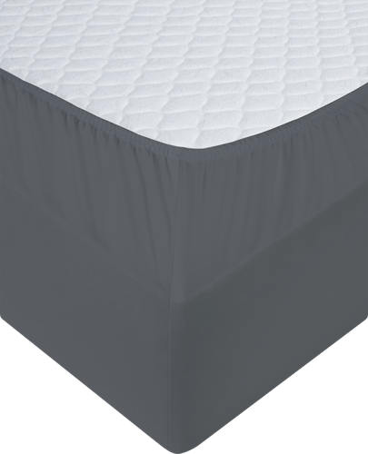 

Простыня на резинке Homeclub 160 х 200 см серая поплин арт. HCP/SE1620/Д1