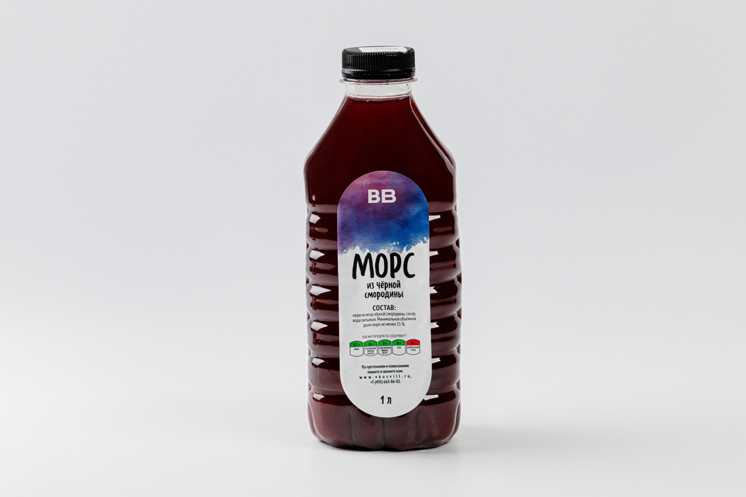 

Морс из черной смородины, 1л
