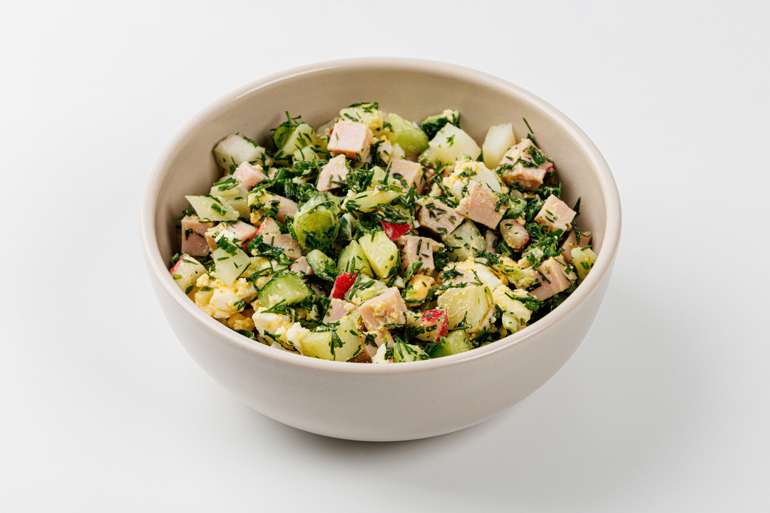 

Окрошка ВкусВилл с куриной колбасой 250 г