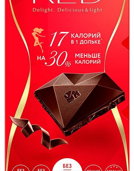 Шоколад RED темный 85 г