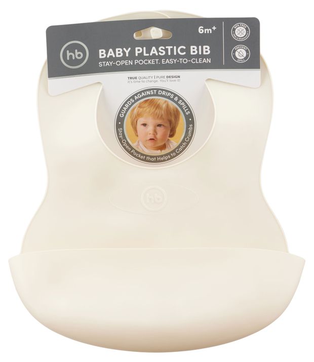 

Нагрудник Happy Baby Basic пластиковый, в ассортименте 1 шт.