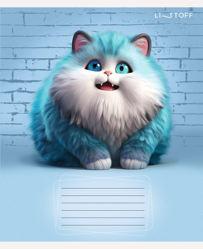 

Тетрадь Listoff А5 24 листа на скрепке в клетку 1 шт в ассортименте