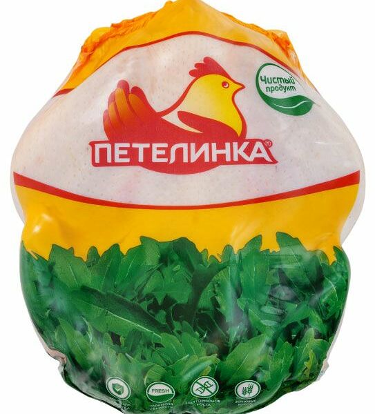 Курица охлажденная Тушка Петелинка потрошеная вес