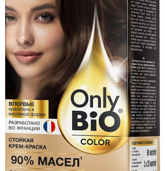 Краска для волос Only Bio Color тон 4.1 Холодный каштан 115 мл
