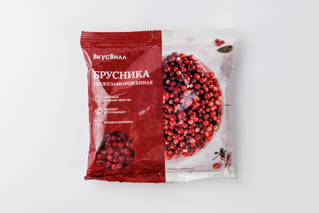 

Брусника свежезамороженная, 300г