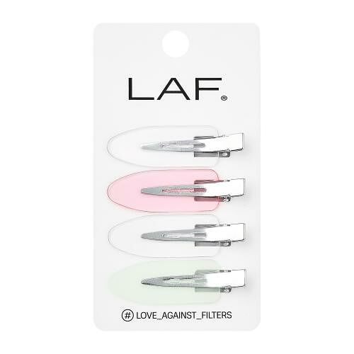 Зажимы для волос LAF цветные 4 шт.