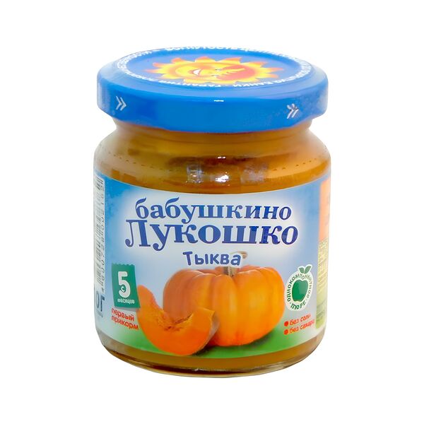 Пюре из тыквы вес 100г ДП Бабушкино Лукошко