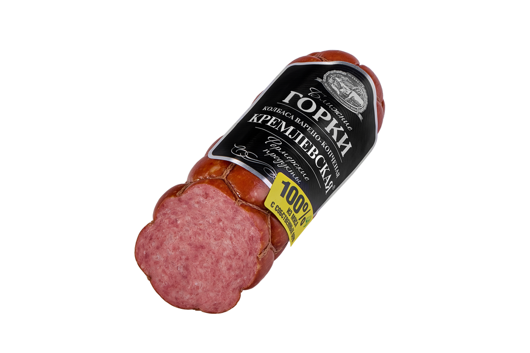 

Колбаса Ближние Горки Кремлевская варено-копченая 350 г