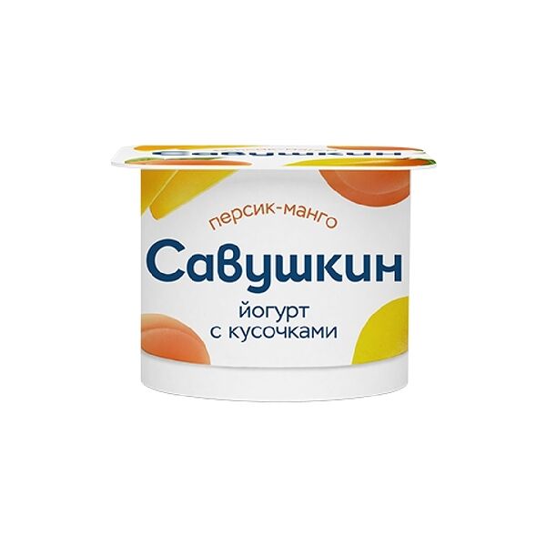  Йогурт Савушкин персик-манго 2%