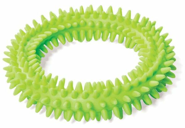 Игрушка для собак Triol Кольцо с шипами из цельнолитой резины в ассортименте, 11.5 см